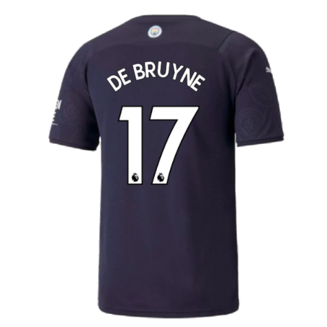 2021-2022 Man City Third Player Issue Shirt (DE BRUYNE 17)