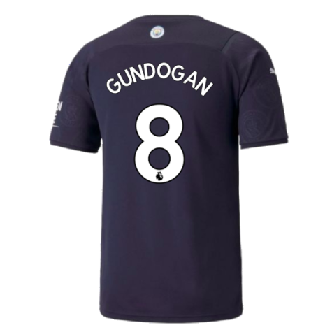 2021-2022 Man City Third Player Issue Shirt (GUNDOGAN 8)