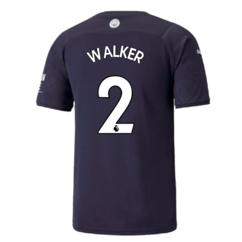 2021-2022 Man City Third Player Issue Shirt (WALKER 2)