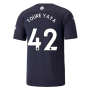 2021-2022 Man City Third Shirt (TOURE YAYA 42)