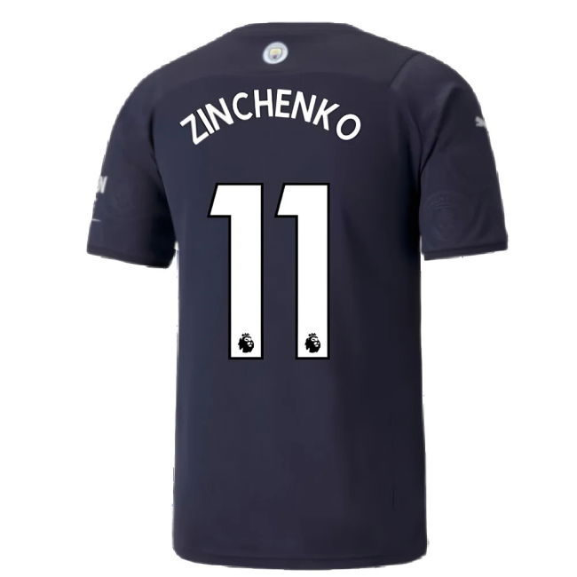 2021-2022 Man City Third Shirt (ZINCHENKO 11)