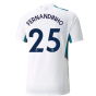 2021-2022 Man City Training Shirt (White) (FERNANDINHO 25)