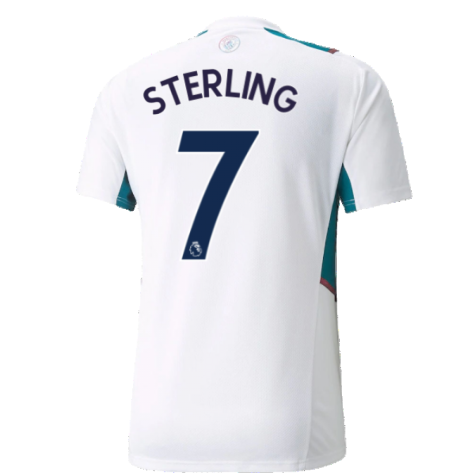 2021-2022 Man City Training Shirt (White) (STERLING 7)