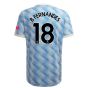 2021-2022 Man Utd Authentic Away Shirt (B FERNANDES 18)