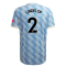 2021-2022 Man Utd Authentic Away Shirt (LINDELOF 2)