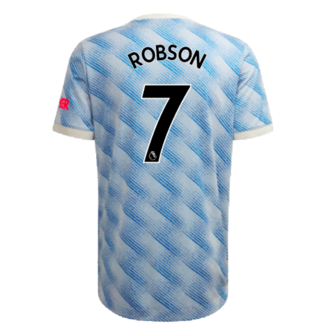 2021-2022 Man Utd Authentic Away Shirt (ROBSON 7)