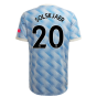 2021-2022 Man Utd Authentic Away Shirt (SOLSKJAER 20)