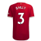 2021-2022 Man Utd Authentic Home Shirt (BAILLY 3)
