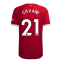 2021-2022 Man Utd Authentic Home Shirt (CAVANI 21)