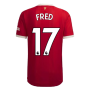 2021-2022 Man Utd Authentic Home Shirt (FRED 17)
