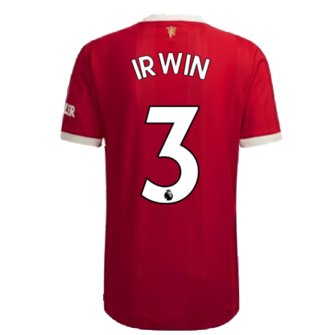 2021-2022 Man Utd Authentic Home Shirt (IRWIN 3)