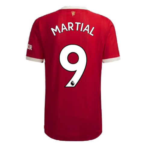 2021-2022 Man Utd Authentic Home Shirt (MARTIAL 9)