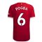 2021-2022 Man Utd Authentic Home Shirt (POGBA 6)