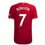 2021-2022 Man Utd Authentic Home Shirt (ROBSON 7)