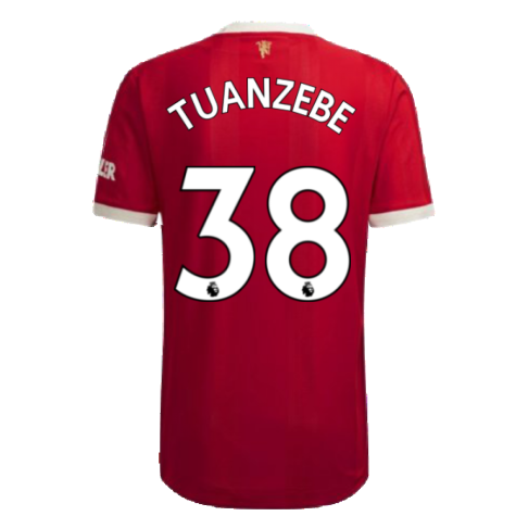 2021-2022 Man Utd Authentic Home Shirt (TUANZEBE 38)