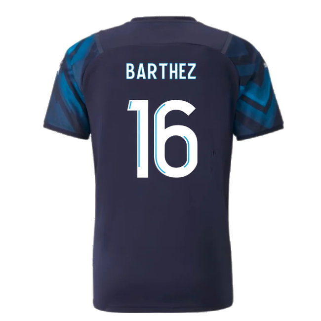 2021-2022 Marseille Authentic Away Shirt (BARTHEZ 16)