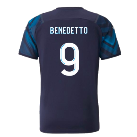 2021-2022 Marseille Authentic Away Shirt (BENEDETTO 9)