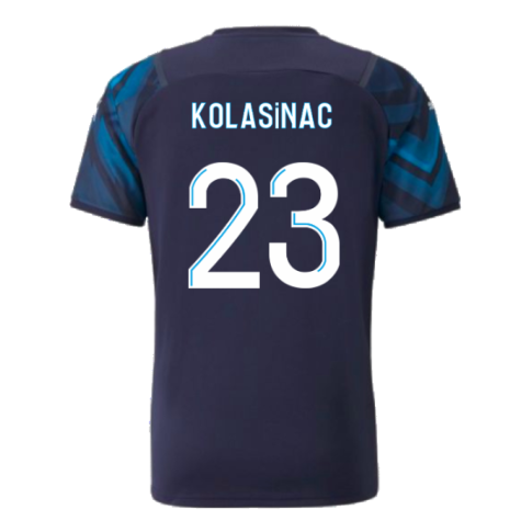 2021-2022 Marseille Authentic Away Shirt (KOLASINAC 23)