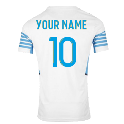 2021-2022 Marseille Home Shirt (Your Name)