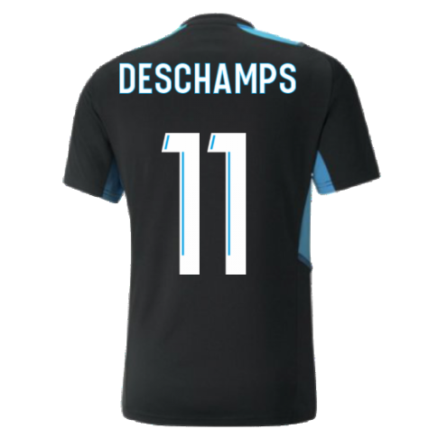 2021-2022 Marseille Training Shirt (Black) (DESCHAMPS 11)