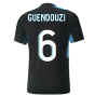2021-2022 Marseille Training Shirt (Black) (GUENDOUZI 6)