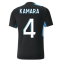 2021-2022 Marseille Training Shirt (Black) (KAMARA 4)