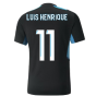 2021-2022 Marseille Training Shirt (Black) (LUIS HENRIQUE 11)