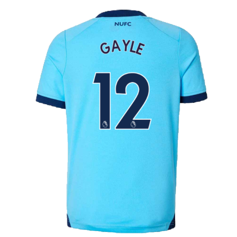 2021-2022 Newcastle United Third Shirt (Kids) (GAYLE 12)