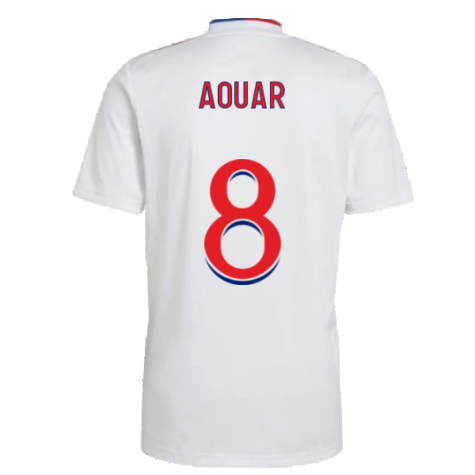 2021-2022 Olympique Lyon Home Shirt (Kids) (AOUAR 8)