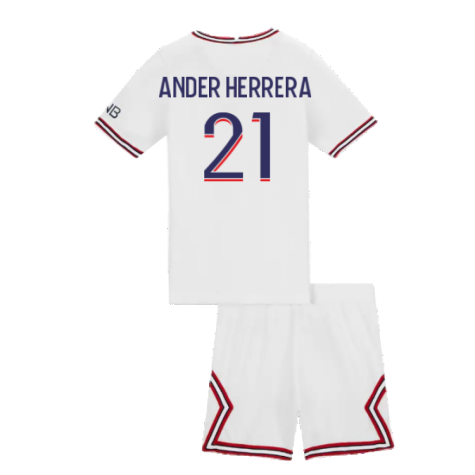 2021-2022 PSG Little Boys Fourth Kit (ANDER HERRERA 21)