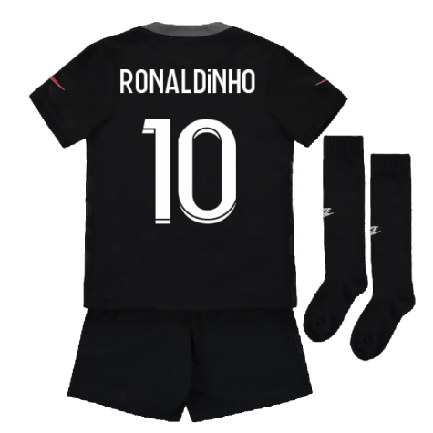 2021-2022 PSG Third Mini Kit (RONALDINHO 10)