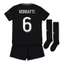 2021-2022 PSG Third Mini Kit (VERRATTI 6)