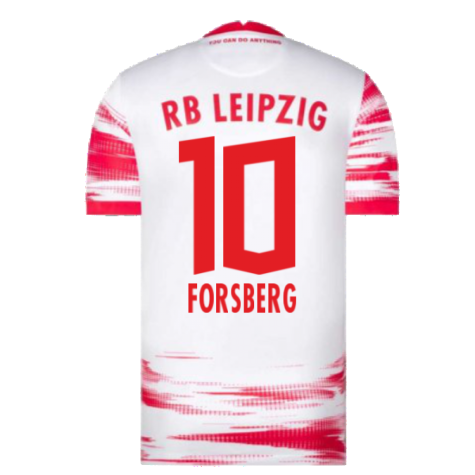2021-2022 Red Bull Leipzig Home Shirt (White) (FORSBERG 10)