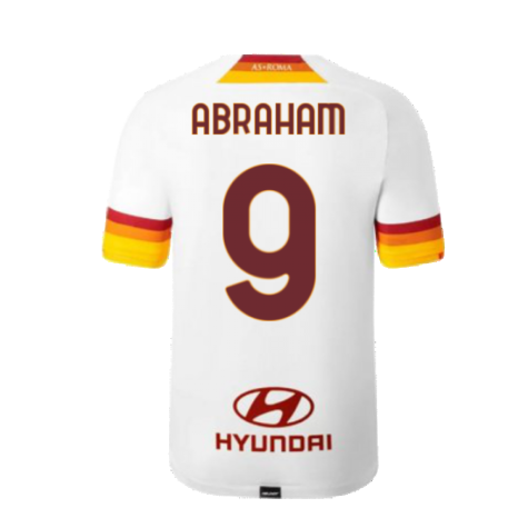 2021-2022 Roma Away Shirt (Kids) (ABRAHAM 9)