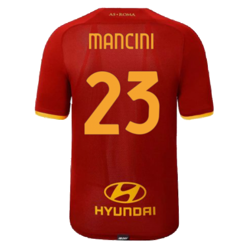 2021-2022 Roma Home Shirt (Kids) (MANCINI 23)