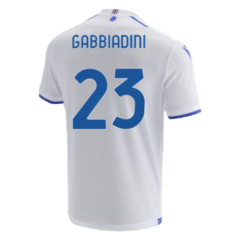 2021-2022 Sampdoria Away Shirt (GABBIADINI 23)
