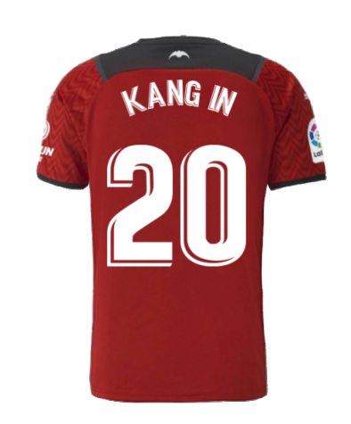 2021-2022 Valencia Away Shirt (KANG IN 20)