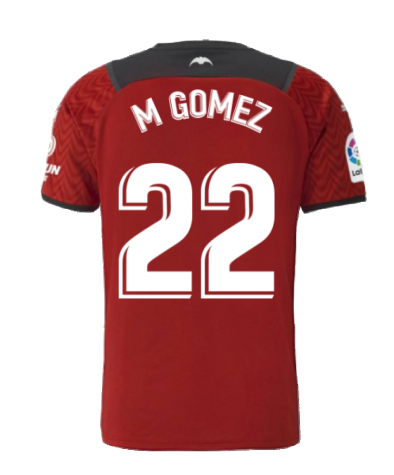 2021-2022 Valencia Away Shirt (M. GOMEZ 22)