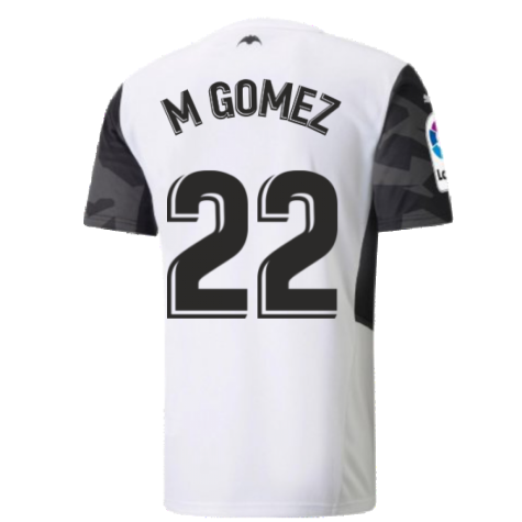 2021-2022 Valencia Home Shirt (M. GOMEZ 22)