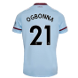 2021-2022 West Ham Away Shirt (OGBONNA 21)