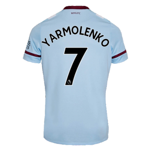 2021-2022 West Ham Away Shirt (YARMOLENKO 7)