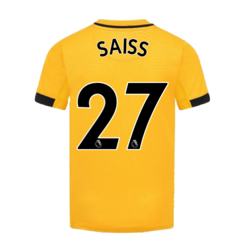 2021-2022 Wolves Home Shirt (Kids) (SAISS 27)