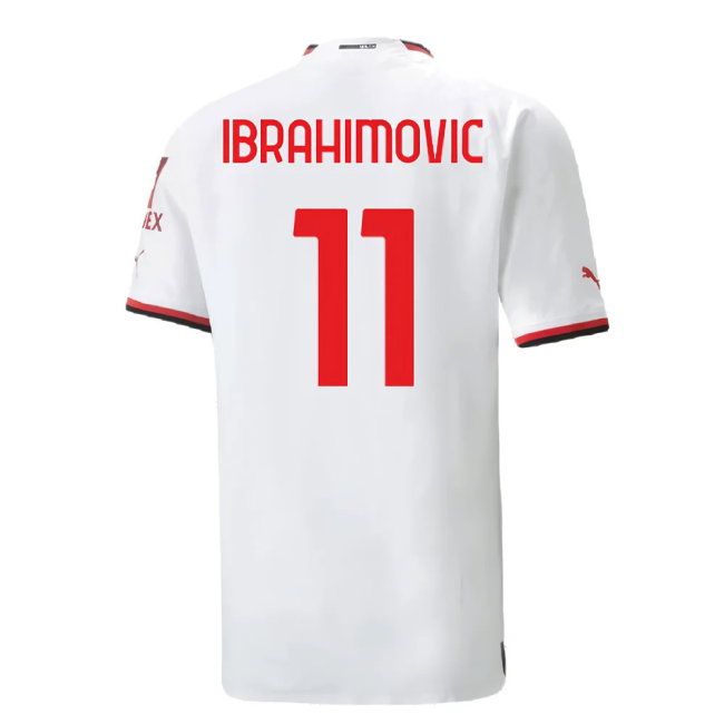 2022-2023 AC Milan Authentic Away Shirt (IBRAHIMOVIC 11)