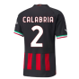 2022-2023 AC Milan Authentic Home Shirt (CALABRIA 2)