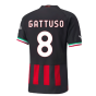 2022-2023 AC Milan Authentic Home Shirt (GATTUSO 8)