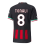 2022-2023 AC Milan Authentic Home Shirt (TONALI 8)