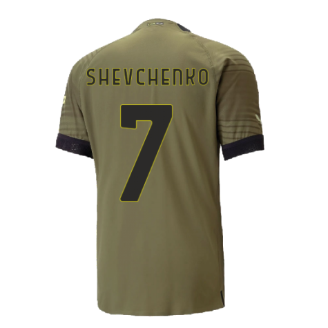 2022-2023 AC Milan Authentic Third Shirt (SHEVCHENKO 7)