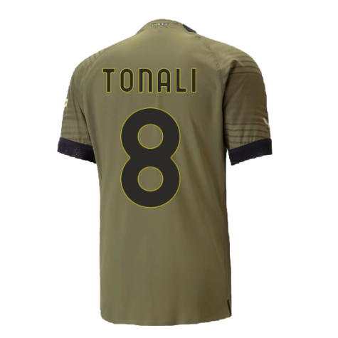 2022-2023 AC Milan Authentic Third Shirt (TONALI 8)