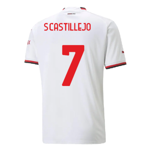 2022-2023 AC Milan Away Shirt (S CASTILLEJO 7)