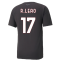 2022-2023 AC Milan Casuals Tee (Black) (R LEAO 17)
